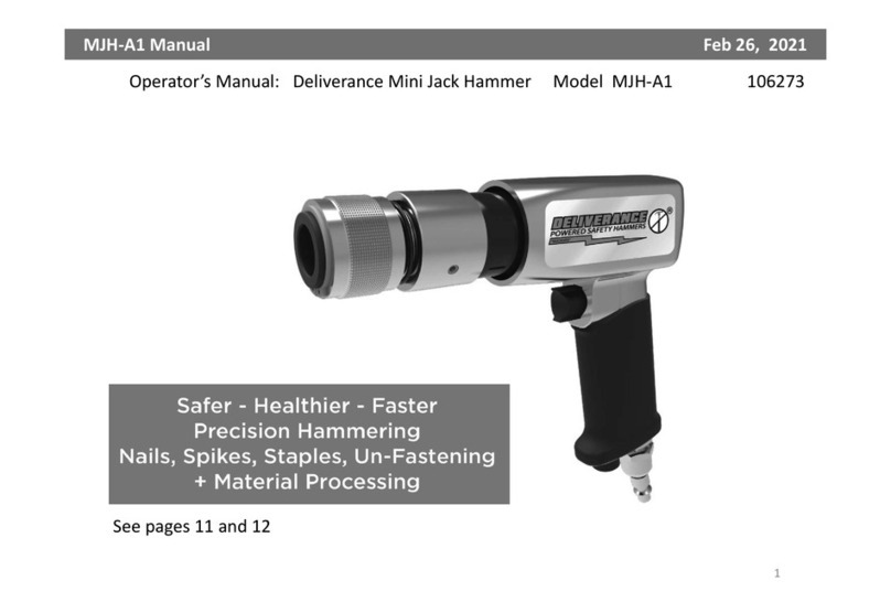 Deliverance MJH-A1 Operator's manual