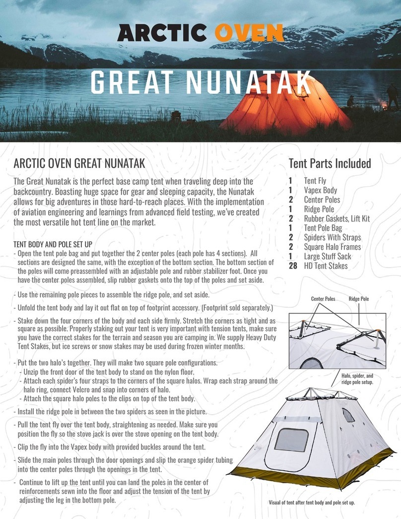 AIRFRAMES ALASKA ARCTIC OVEN GREAT NUNATAK manual