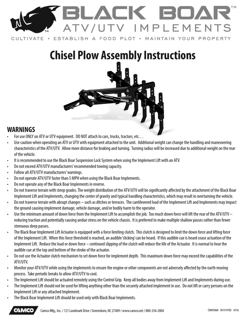 Black Boar Chisel Plow Assembly instructions