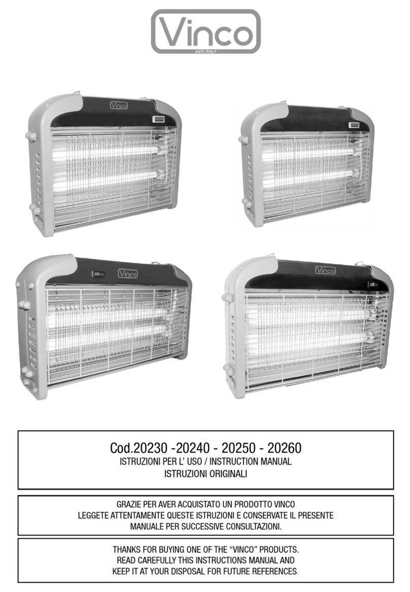 Vinco 20230 instruction manual
