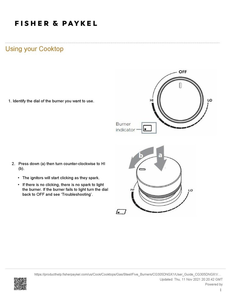 Fisher & Paykel CG305DNGX1 Guide