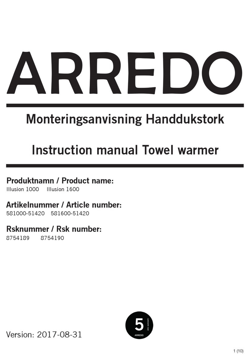 ARREDO Illusion 1000 instruction manual