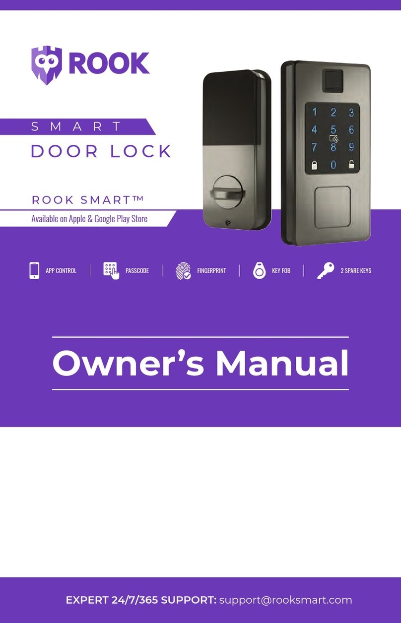 Rook SMART LOCK owner's manual
