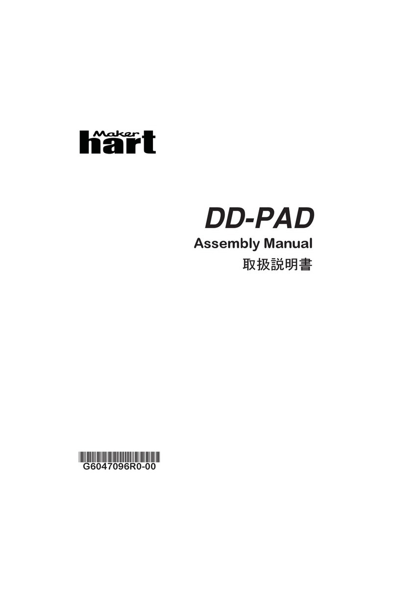 Maker Hart DD-PAD User manual