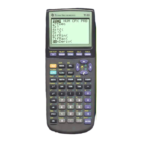 Finding the Point TI-83 instructions