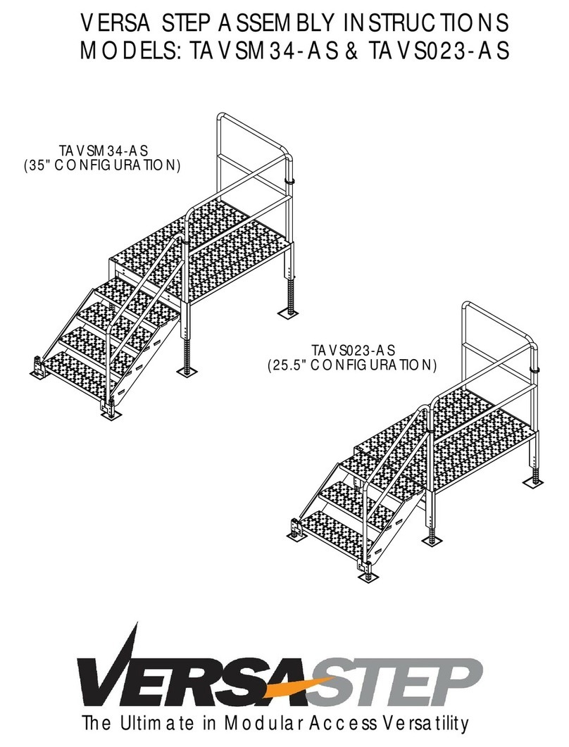 TRI-ARC VersaStep TAVSM34-AS Assembly instructions
