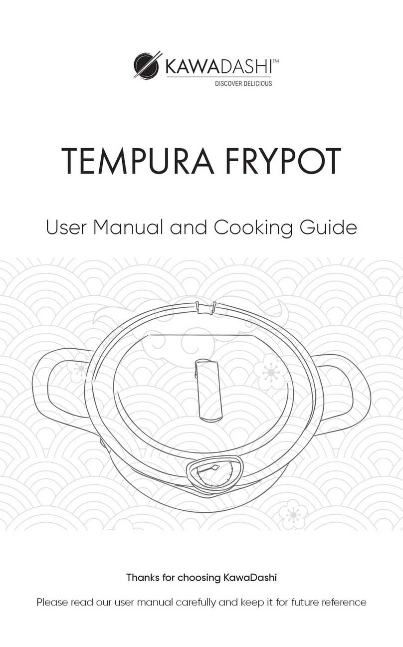 KAWADASHI TEMPURA FRYPOT User Manual and Cooking Guide
