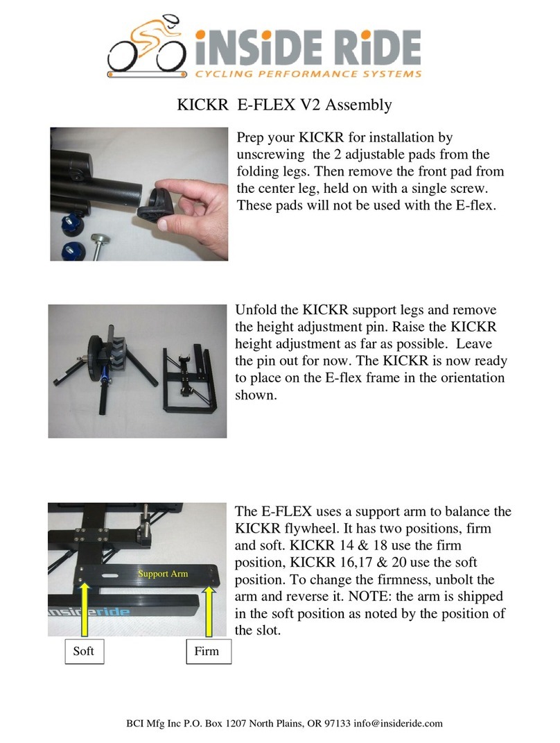 Inside Ride E-FLEX KICKR V2 User manual