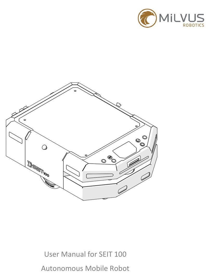 Milvus Robotics SEIT 100 user manual