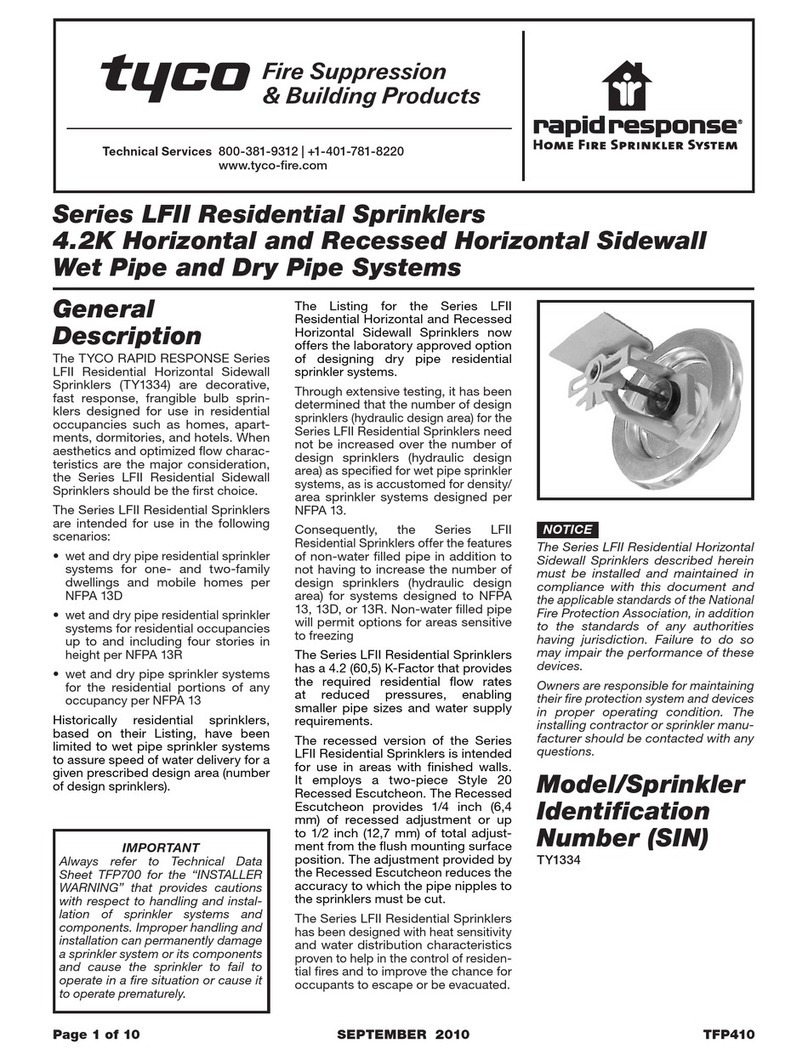 Tyco rapid response LFII Series User manual