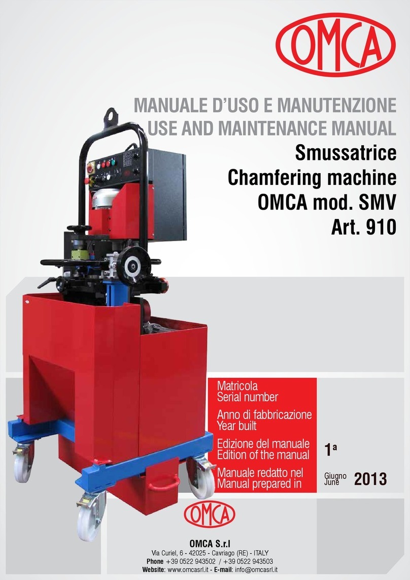 OMCA SMV Use and maintenance manual