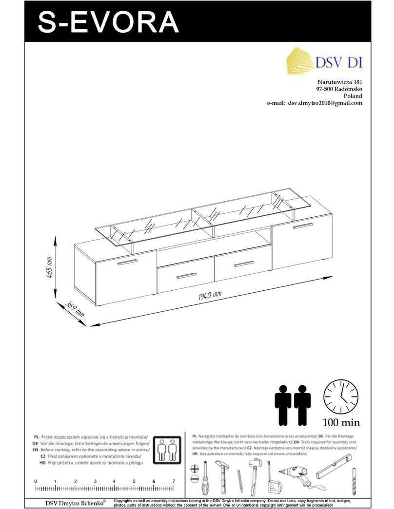 DSV DI S-EVORA Assembly instructions