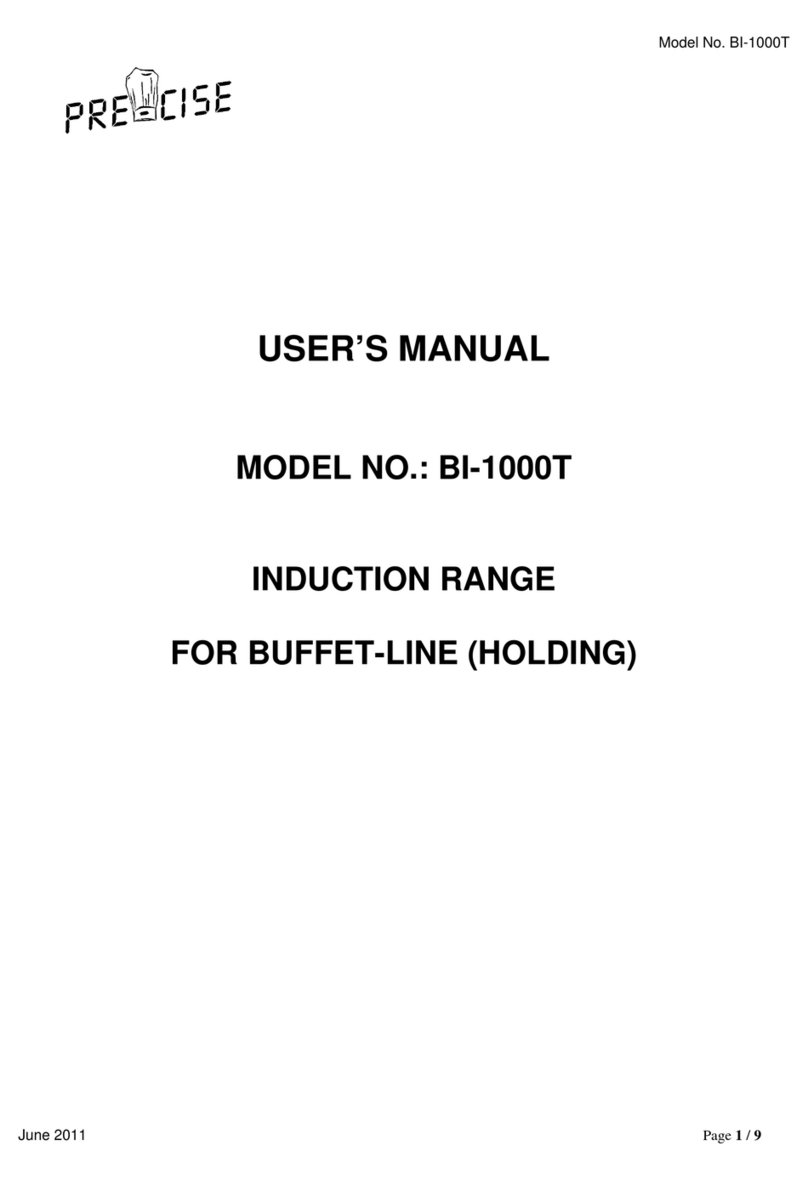 Matfer Bourgeat Precise BI-1000T user manual