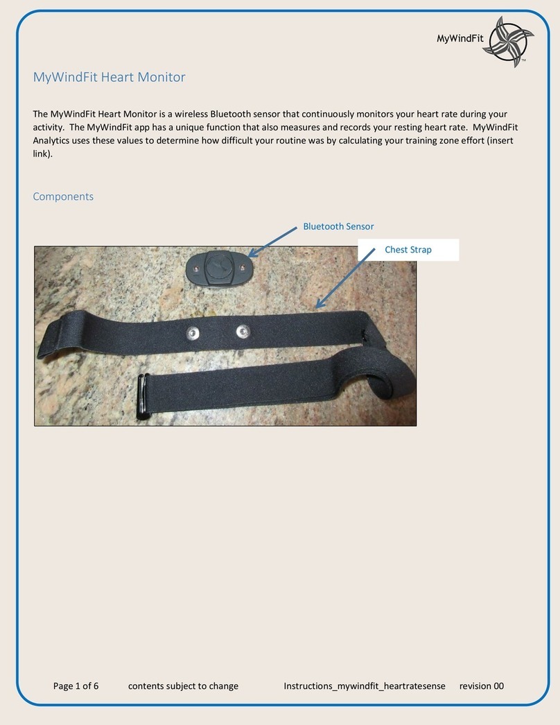 MyWindFit Heart Monitor instructions