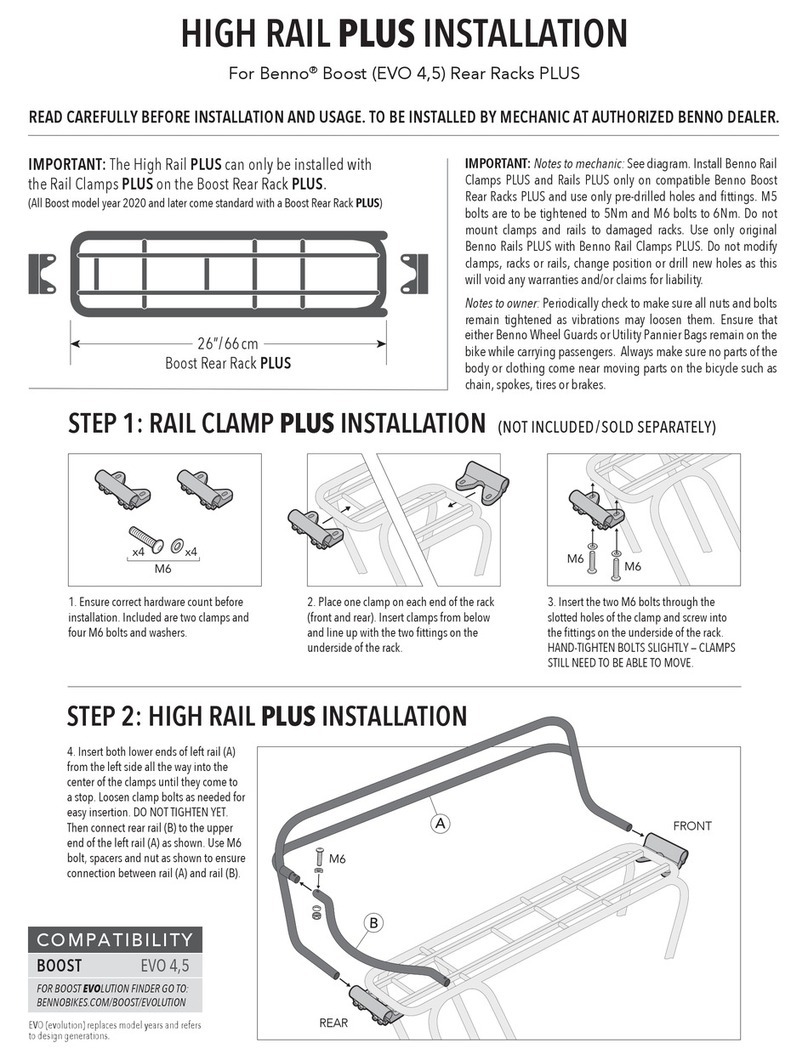 Benno HIGH RAIL PLUS Installation