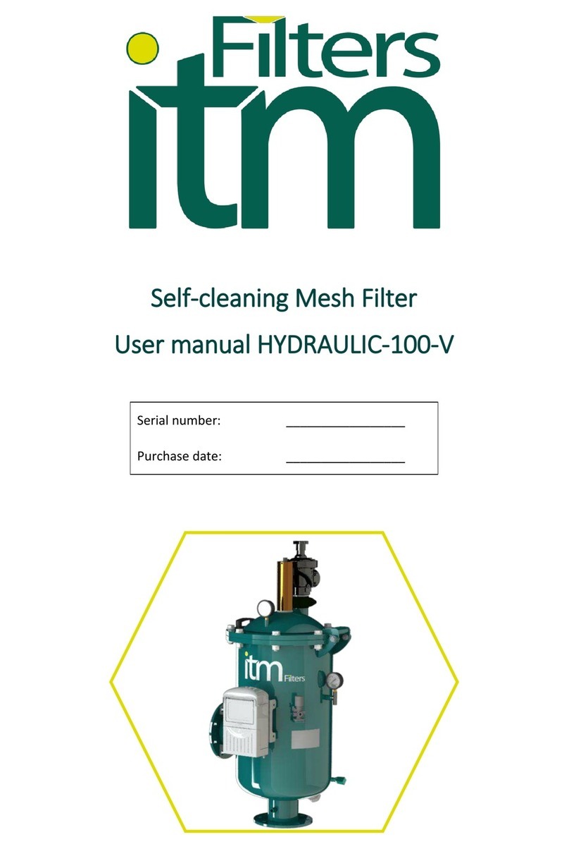 Filters itm HYDRAULIC-100-V user manual