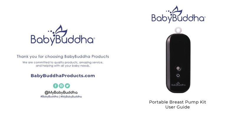 BabyBuddha Portable Breast Pump Kit user guide