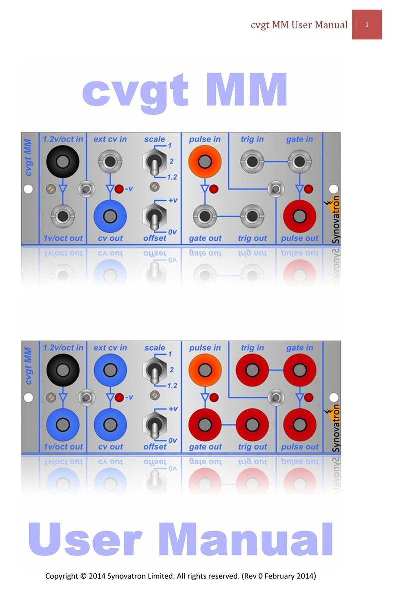 Synovatron cvgt MM User manual
