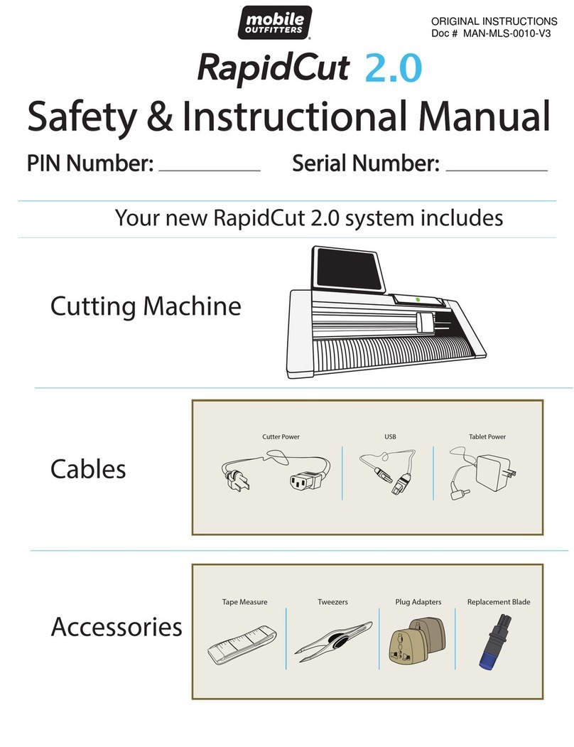 Mobile Outfitters RapidCut 2.0 Safety & instruction manual