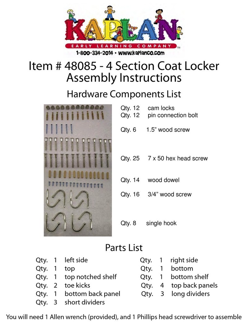 KAPLAN 48085 Assembly instructions