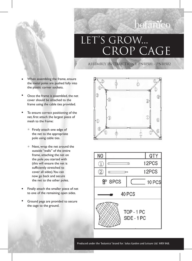 botanico PNI0501 Assembly instructions