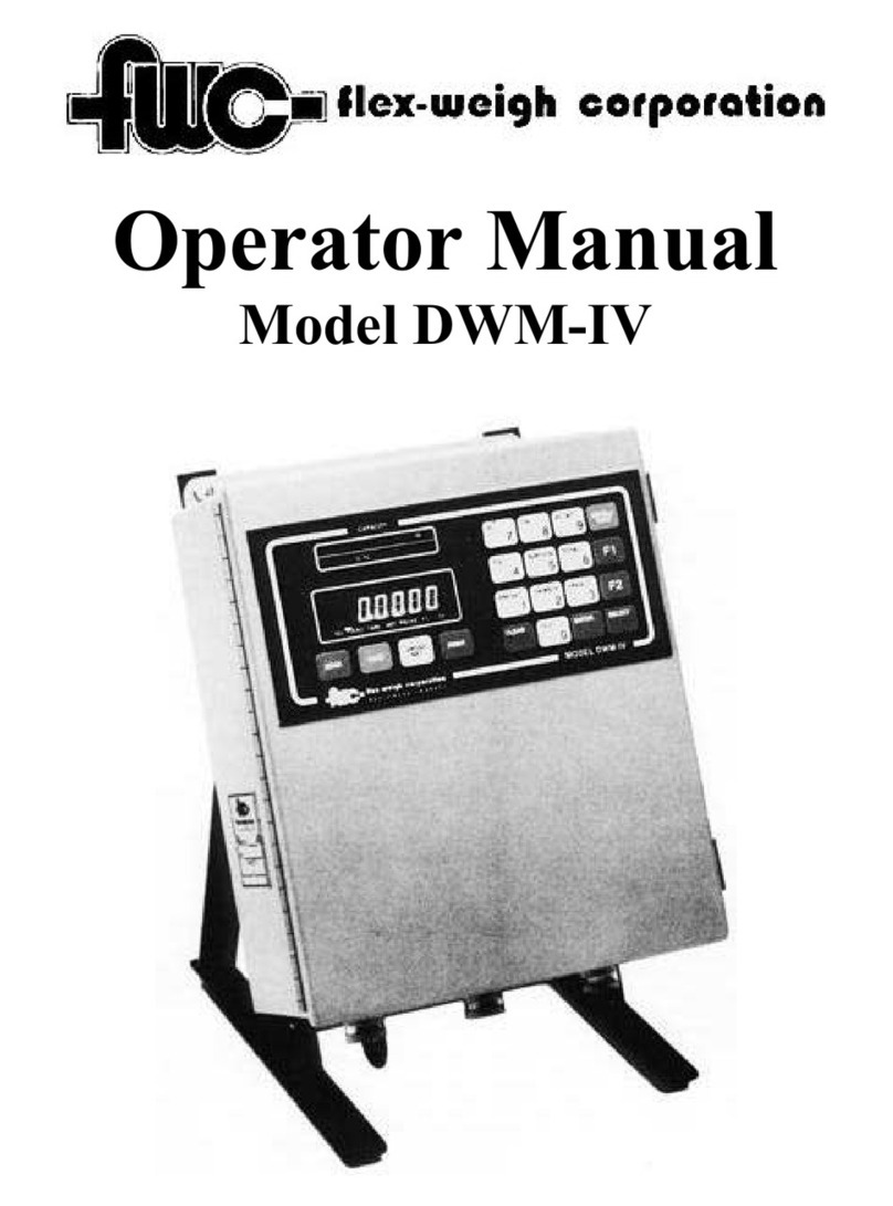 FWC DWM-IV Operator's manual