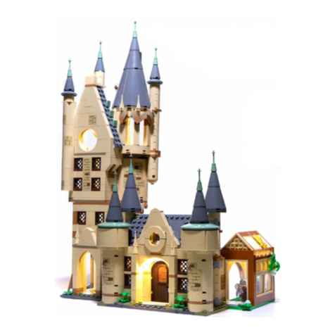 Glow Bricks Lego Harry Potter Hogwarts Astronomy Tower... installation guide