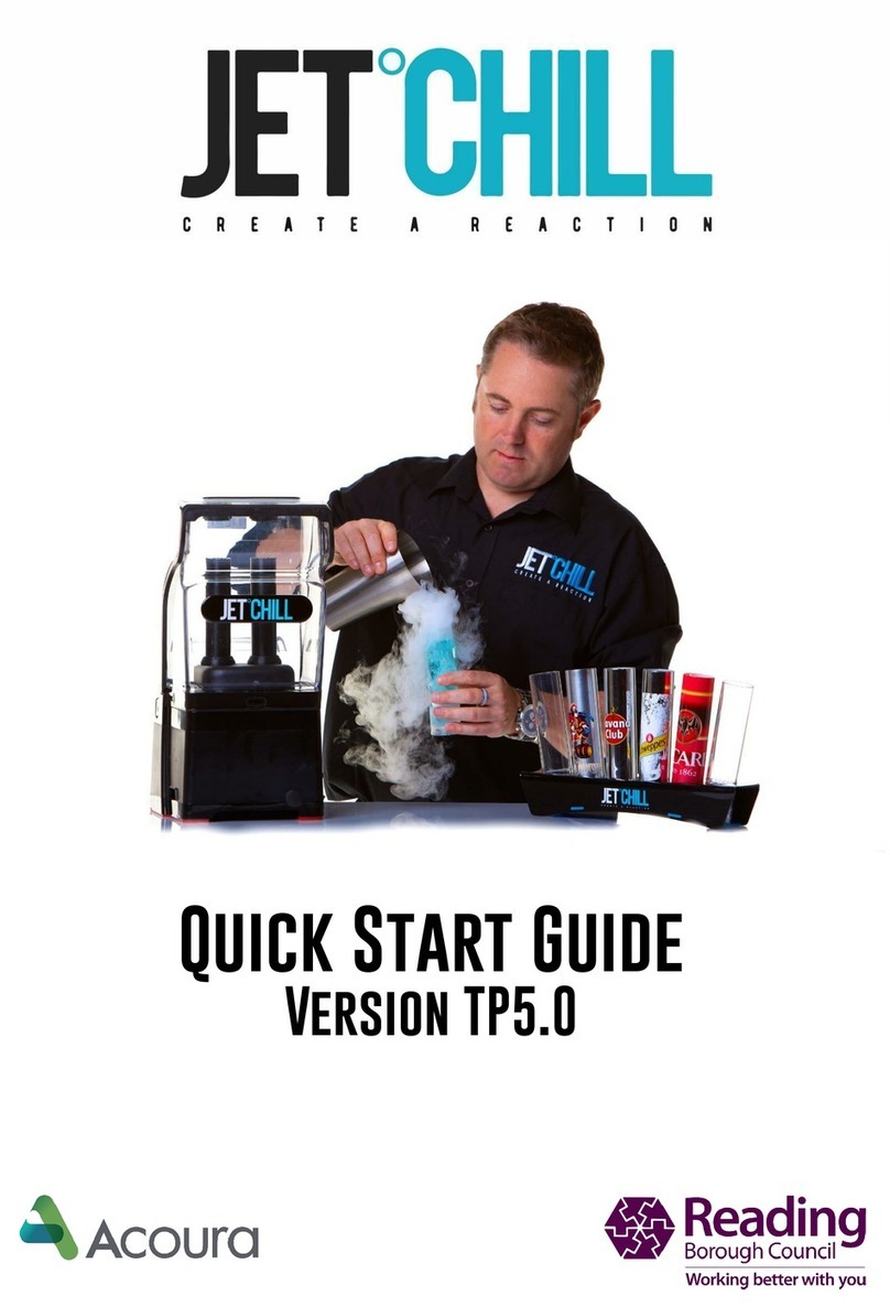 Acoura JetChill Pro quick start guide