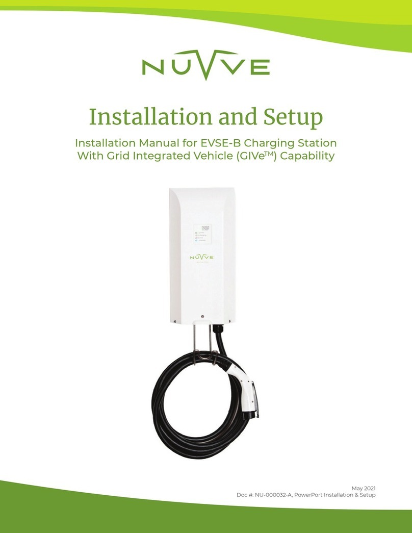Nuvve EVSE-B-P Series Installation and setup Nuvve EVSE-B-P Series Installation and setup