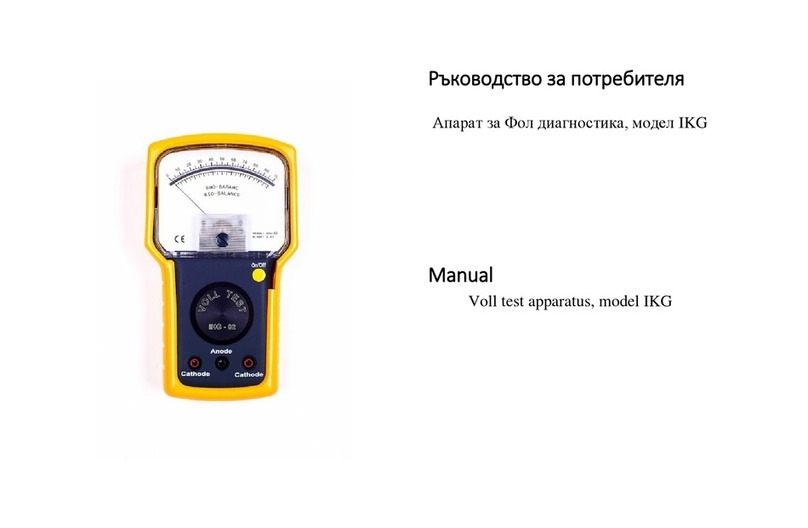 BIOBALANCE IKG-2 Operator's manual