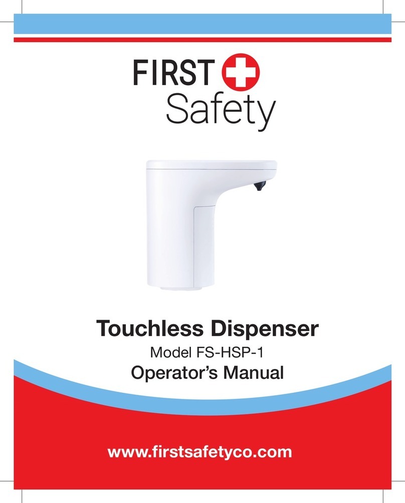 First Safety FS-HSP-1 Operator's manual