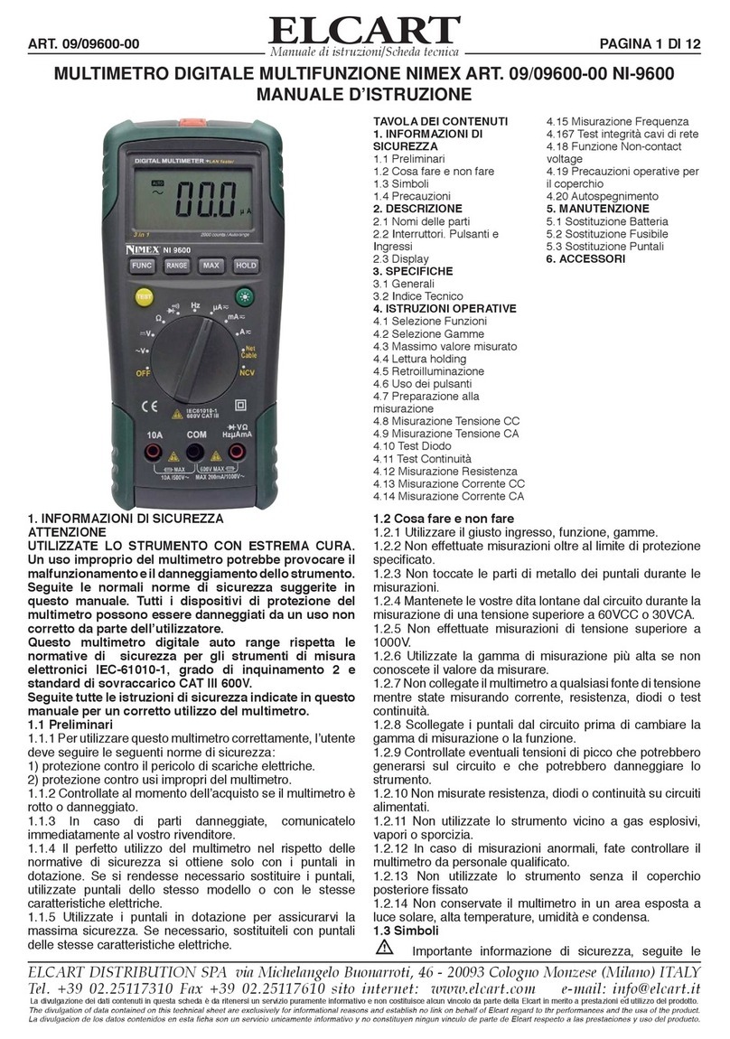 NIMEX NI 96000 instruction manual