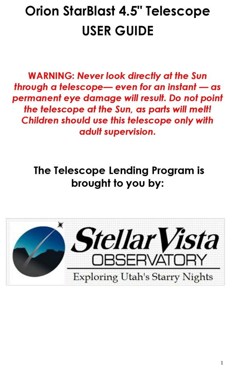 Stellar Vista Observatory Orion StarBlast 4.5 user guide