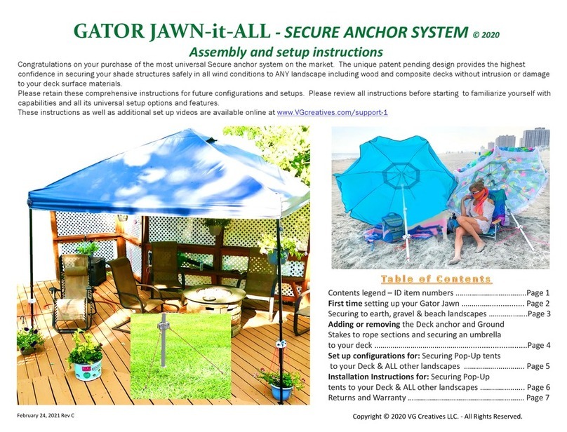 GATOR JAWN 1BMNv6-25 Assembly and setup instructions