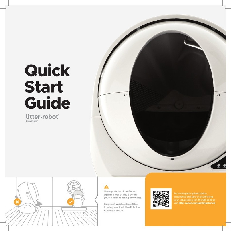 whisker Litter Robot User manual