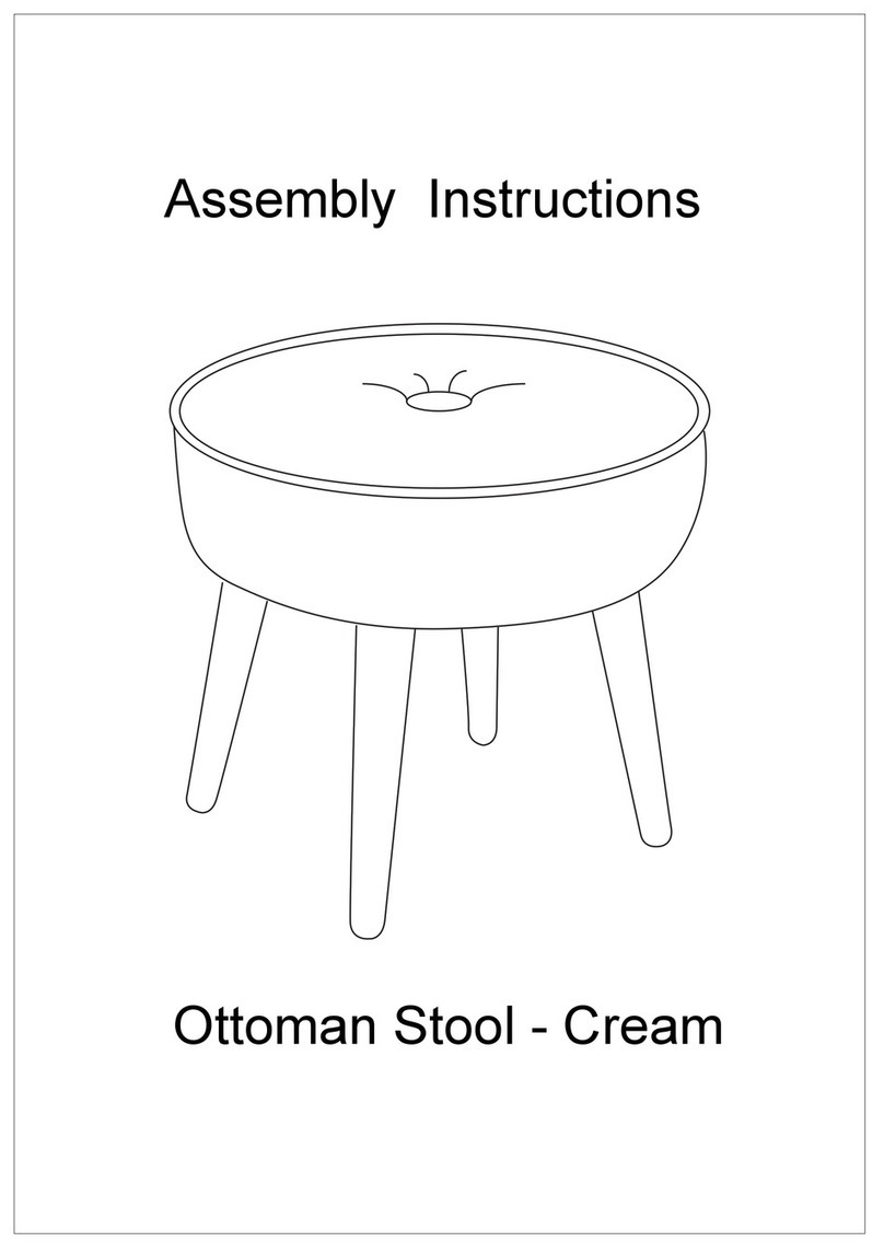 Alannah Ottoman OSFCM0115 Assembly instructions