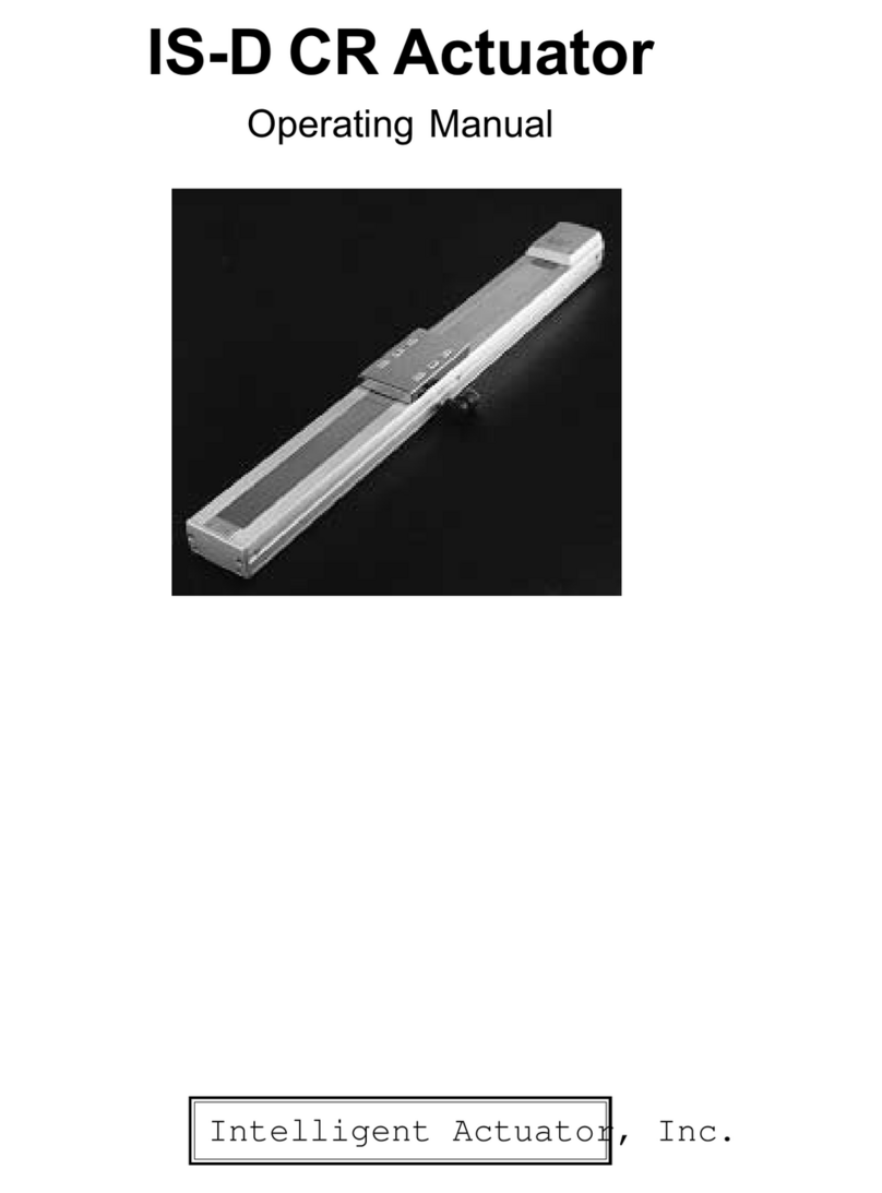 Intelligent Actuator IS-D CR operating manual