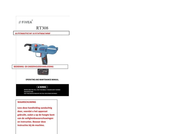 Fivea RT308 Operating and maintenance manual
