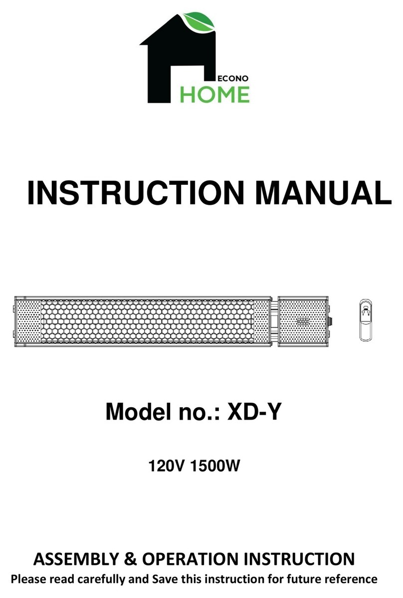 ECONO HOME XD-Y instruction manual