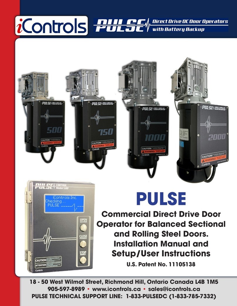 icontrols PULSE User manual