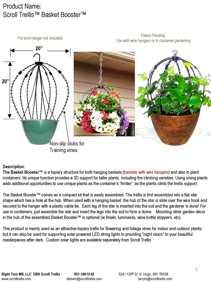Scroll Trellis Basket Booster User manual