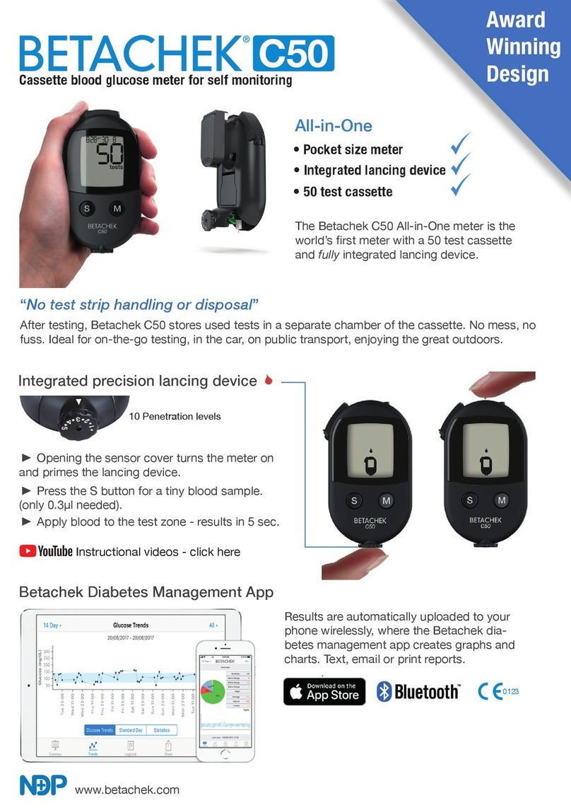 NDP Betachek C50 quick start guide