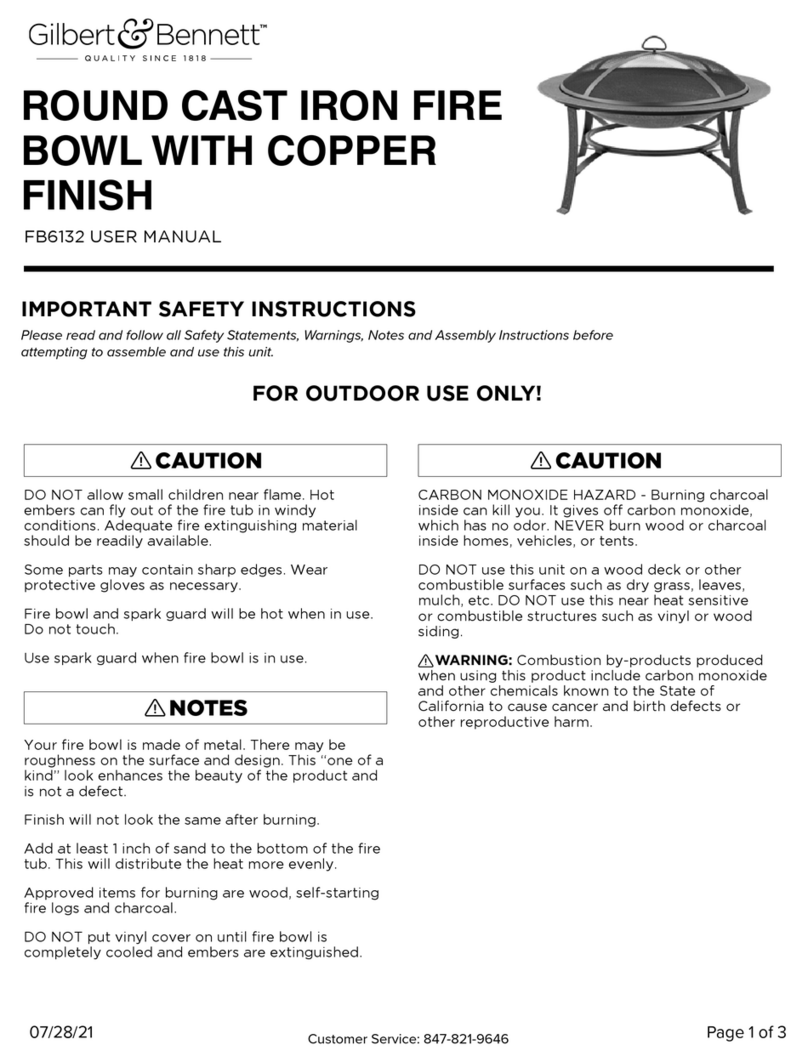 Gilbert & Bennett FB6132 user manual