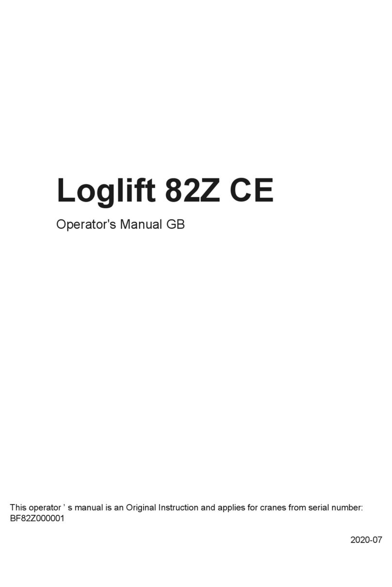 Loglift 82Z CE Operator's manual