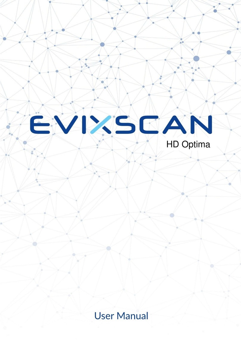 Evixscan 3D HD Optima user manual