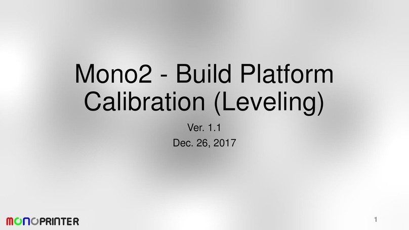Monoprinter Mono2 manual