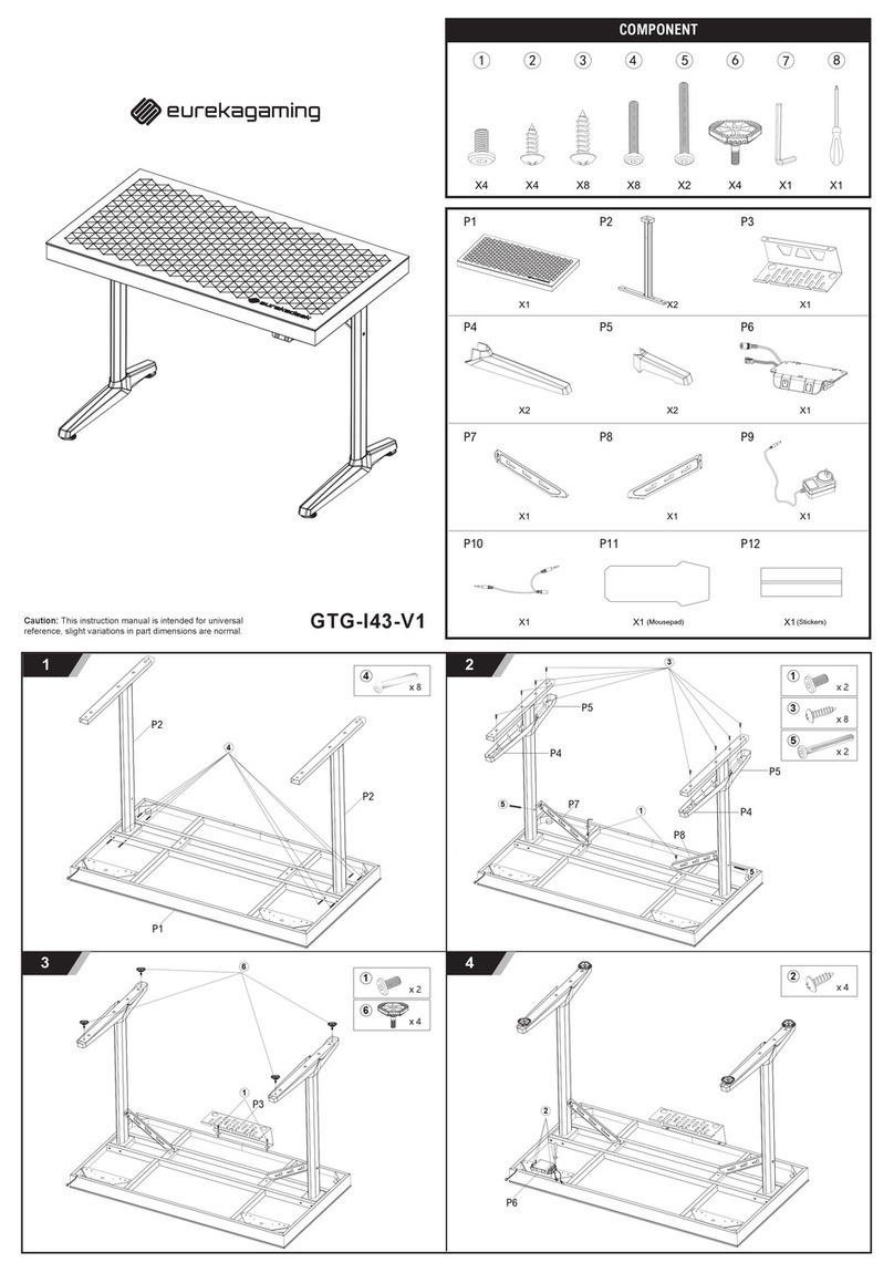 eurekagaming GTG-I43-V1 quick start guide eurekagaming GTG-I43-V1 quick start guide