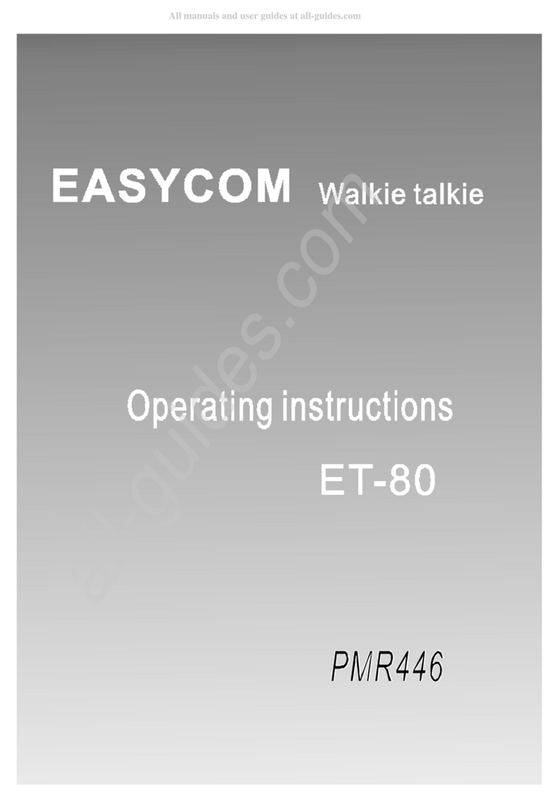 EasyCom ET-80 operating instructions