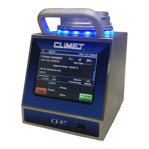 CLIMET INSTRUMENTS CI-90A User manual