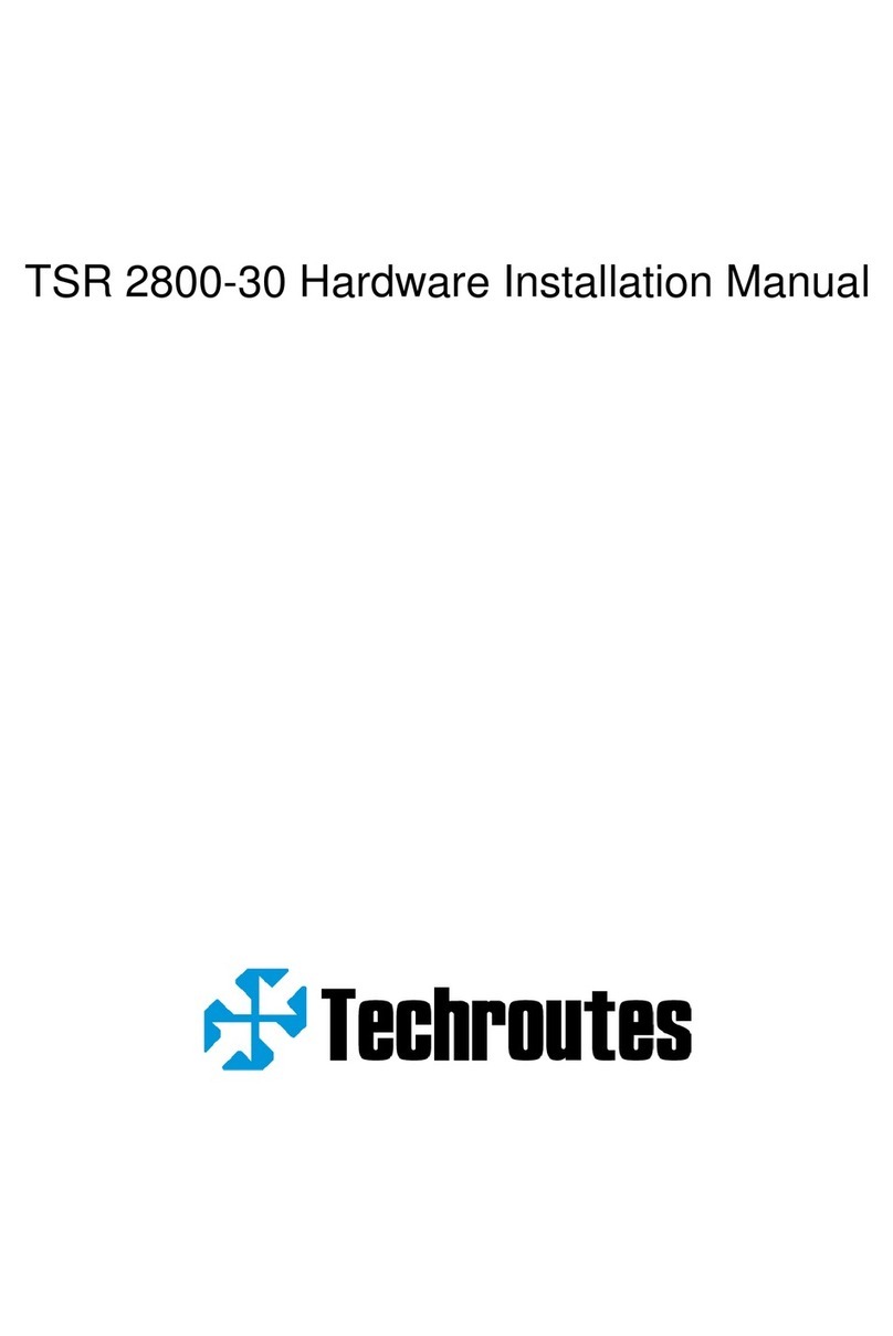 Techroutes TSR 2800-30 Assembly instructions